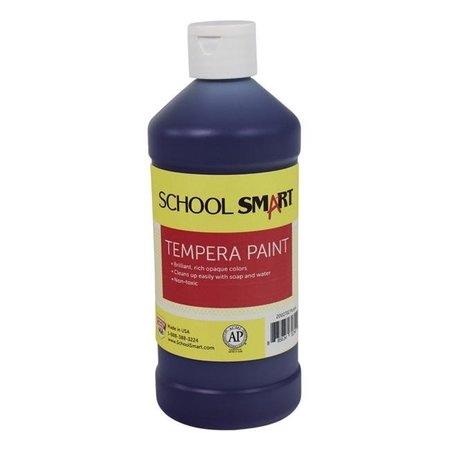 SCHOOL SMART School Smart 2002702 1 Pint Tempera Paint; Purple 2002702